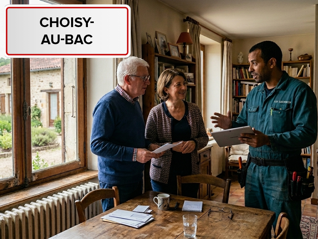 Installation de pompe à chaleur à Choisy-au-Bac (60750) dans l'Oise