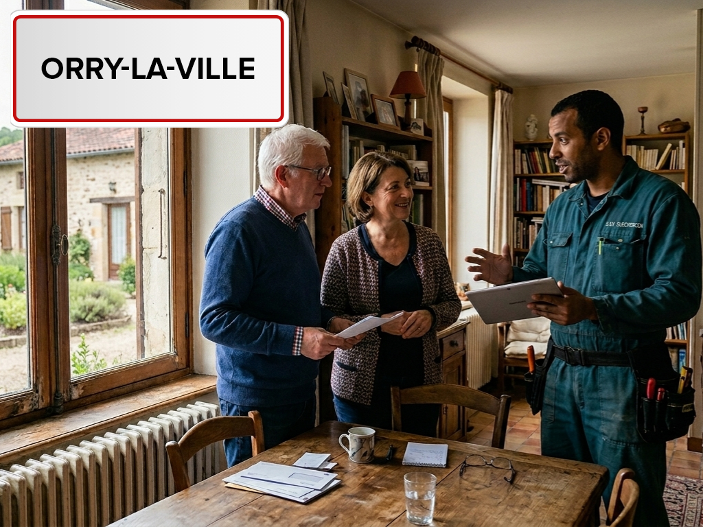 Installation de pompe à chaleur à Orry-la-Ville (60560) dans l'Oise